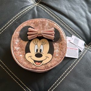 NWT Minnie Mouse Sequin Pink Crossbody